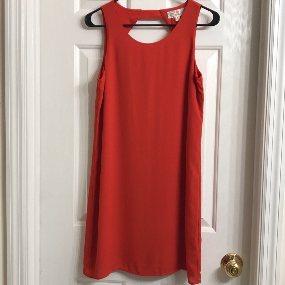 Pink Republic Sahara Red Sleeveless Dress
